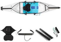 AirCanoe Foldable Kayak 2.9 -Aztron Boutique aircanoe foldable kayak 2 9 white white 1
