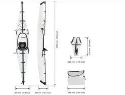 AirCanoe Foldable Kayak 3.9 -Aztron Boutique aircanoe foldable kayak 3 9 white white 2 1