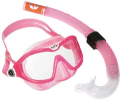 Aqua Lung Sport Mix Clear Lens + Snorkel -Aztron Boutique aqua lung sport mix clear lens snorkel pink 1 1