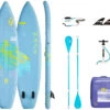 Aquatone Haze 11'4" Compact SUP/Touring Blue -Aztron Boutique aquatone haze 11 4 compact sup touring blue 0