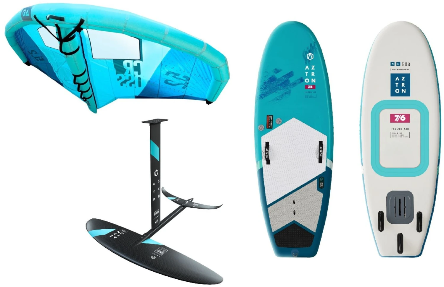 Aztron Wing Foil Package Deal - Board 7'6+Foil Rocket 1800+Wing 5,2 4 Aztron Wing Foil Package Deal - Board 7'6+Foil Rocket 1800+Wing 5,2 – Image 2