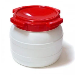 Curver Casier à Eau (Waterdichte Fût) 10.4 L -Aztron Boutique curver waterkluisje waterdichte ton 10 4 l white red 10 4 liter white red 1