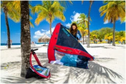 Duotone Irig One IInflatable Windsurf Sail S -Aztron Boutique duotone irig one inflatable windsurf sail s white orange 4