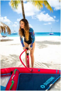 Duotone Irig One IInflatable Windsurf Sail S -Aztron Boutique duotone irig one inflatable windsurf sail s white orange 5