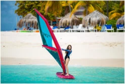 Duotone Irig One IInflatable Windsurf Sail S -Aztron Boutique duotone irig one inflatable windsurf sail s white orange 7