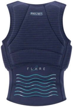 Prolimit Womens Fire Vest Half Padded Front Zip -Aztron Boutique prolimit womens fire vest half padded front zip navy turquise 1