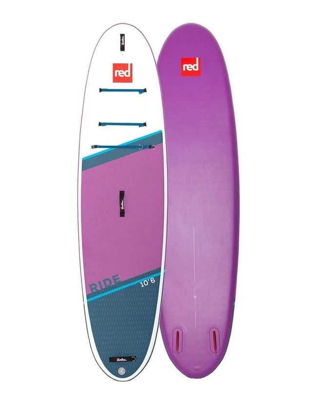 Red Paddle Co. Red Paddle Co 10'6 Ride MSL Inflatable SUP + Cruiser Tough Paddle White-Purple-Dark Blue 5 Red Paddle Co. Red Paddle Co 10'6 Ride MSL Inflatable SUP + Cruiser Tough Paddle White-Purple-Dark Blue – Image 3