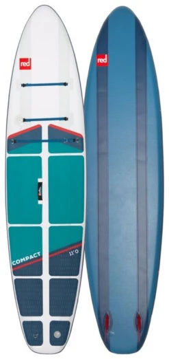 Red Paddle Co. Red Paddle Co 11'0 Compact MSL Inflatable SUP White-Teal-Dark Blue -Aztron Boutique red paddle co 11 0 compact msl inflatable sup white teal dark blue 0