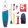 Red Paddle Co. Red Paddle Co 11'3 Sport MSL Inflatable SUP + Hybrid Tough Paddle White-Blue-Dark Blue -Aztron Boutique red paddle co 11 3 sport msl inflatable sup hybrid tough paddle white blue dark blue 0