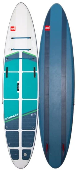 Red Paddle Co. Red Paddle Co 12'0 Compact MSL Inflatable SUP White-Teal-Dark Blue -Aztron Boutique red paddle co 12 0 compact msl inflatable sup white teal dark blue 0