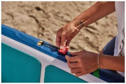 Red Paddle Co. Red Paddle Co 12'0 Compact MSL Inflatable SUP White-Teal-Dark Blue -Aztron Boutique red paddle co 12 0 compact msl inflatable sup white teal dark blue 5