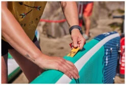 Red Paddle Co. Red Paddle Co 12'0 Voyager MSL Inflatable SUP + Hybrid Tough Paddle White-Teal-Dark Blue -Aztron Boutique red paddle co 12 0 voyager msl inflatable sup hybrid tough paddle white teal dark blue 4