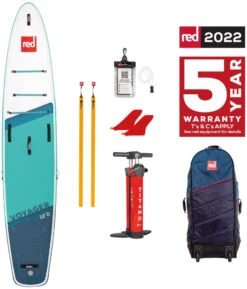 Red Paddle Co. Red Paddle Co 12'0 Voyager MSL Inflatable SUP White-Teal-Dark Blue -Aztron Boutique red paddle co 12 0 voyager msl inflatable sup white teal dark blue 0 1