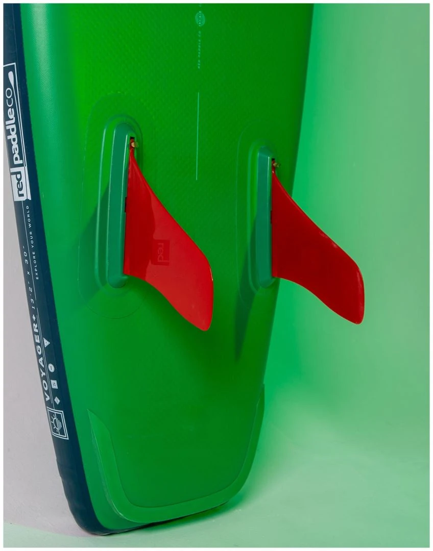 Red Paddle Co. Red Paddle Co 12’8 Voyager MSL Inflatable SUP + Hybrid Tough Paddle White-Green-Dark Blue 8 Red Paddle Co. Red Paddle Co 12’8 Voyager MSL Inflatable SUP + Hybrid Tough Paddle White-Green-Dark Blue – Image 6