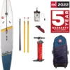 Red Paddle Co. Red Paddle Co 14'0 Elite MSL Inflatable SUP White-Grey-Dark Blue-Orange -Aztron Boutique red paddle co 14 0 elite msl inflatable sup white grey dark blue orange 0 1