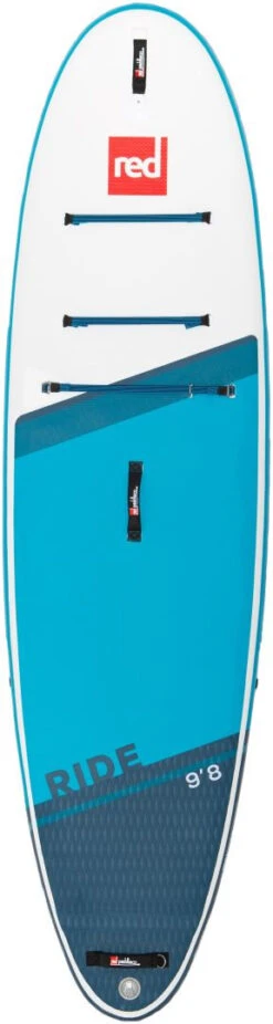 Red Paddle Co. Red Paddle Co 9'8 Ride MSL Inflatable SUP White-Blue-Dark Blue -Aztron Boutique red paddle co 9 8 ride msl inflatable sup white blue dark blue 2
