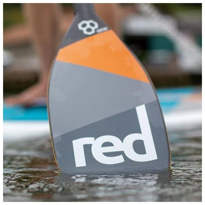 Red Paddle Co. Red Paddle Co Ultimate Leverlock 3 Piece Adjustable SUP Paddle Black-Orange 5 Red Paddle Co. Red Paddle Co Ultimate Leverlock 3 Piece Adjustable SUP Paddle Black-Orange – Image 3