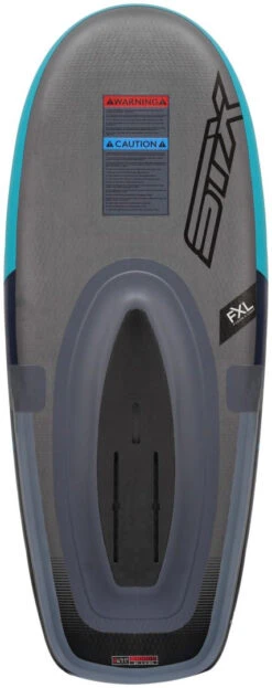 STX FOIL Board 5'5" X 29 1/2 X 5'' Teal-Grey -Aztron Boutique stx foil board 5 5 x 29 1 2 x 5 teal grey 1