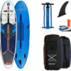 STX I-Sup Freeride 10'6" X 32 X 6' Sup Only -Aztron Boutique stx isup freeride 10 6 x 32 x 6 sup only blue orange 260 l blue orange 0