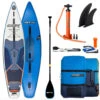 STX I-Sup Hybrid Tourer 11'6" X 32 X 6' Blue-Orange -Aztron Boutique stx isup hybrid tourer 11 6 x 32 x 6 blue orange 0
